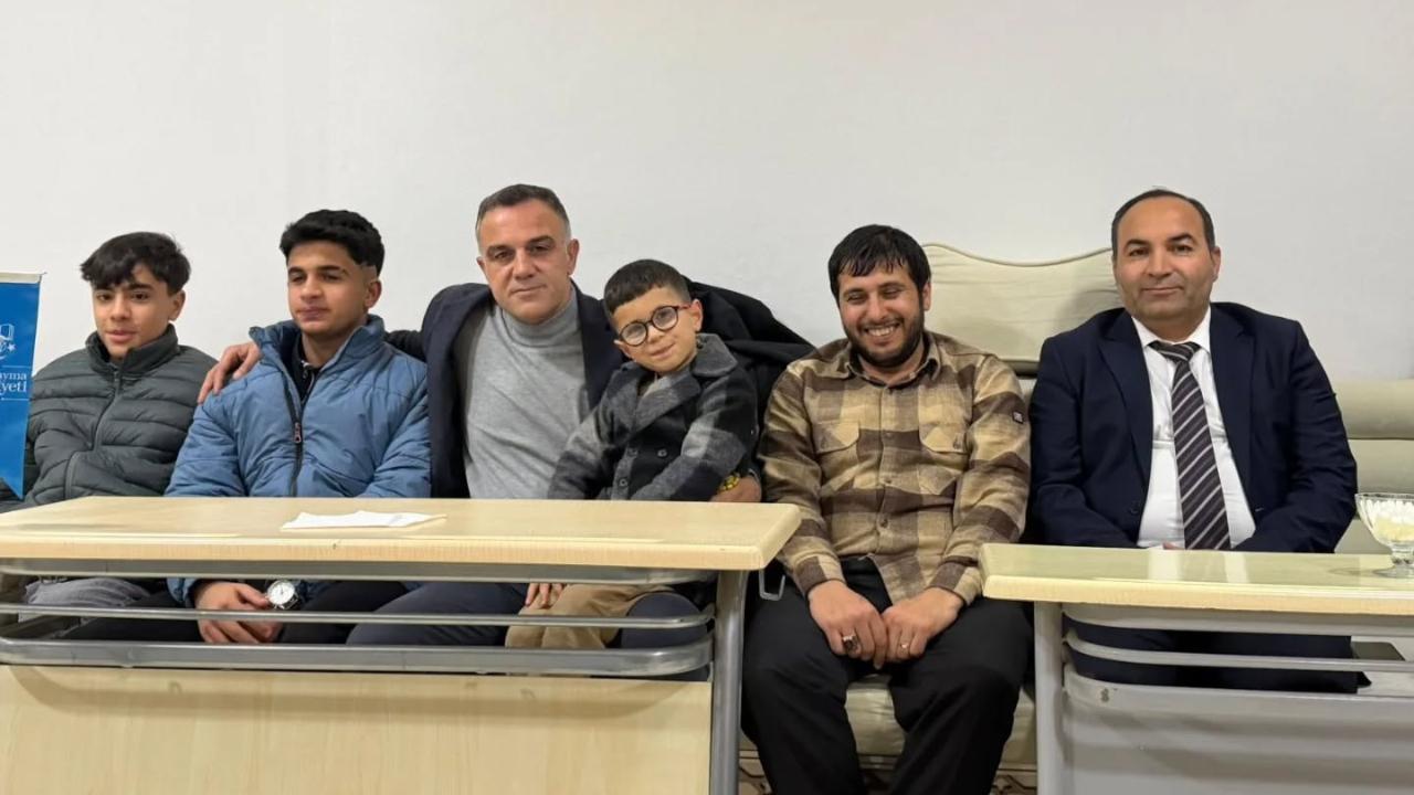 Ak Parti Erciş İlçe Başkanı Abidin Çalışkan Erciş İlim Yayma Cemiyeti Miraç Kandili Mevlid Programına Katıldı