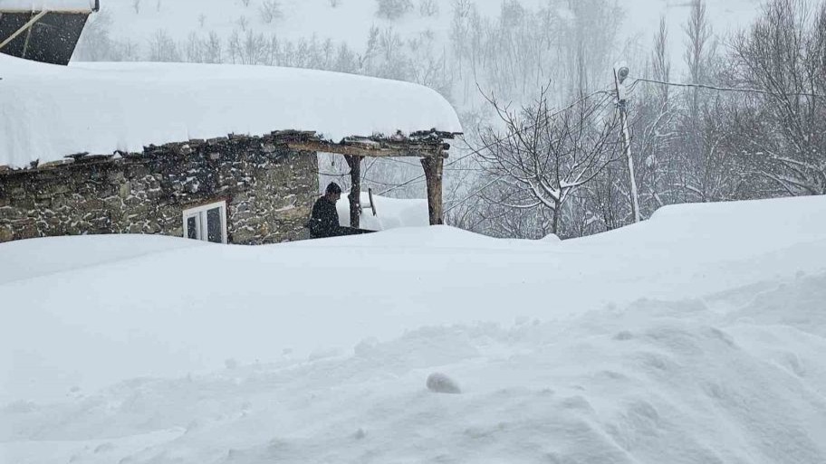 Bahçesaray’da 71 yerleşim yerinin yolu kardan kapalı