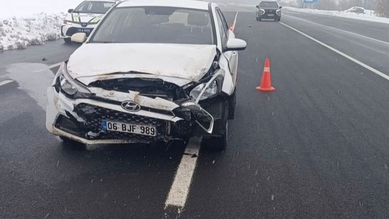 Bingöl’de meydana gelen trafik kazasında 5 kişi yaralandı
