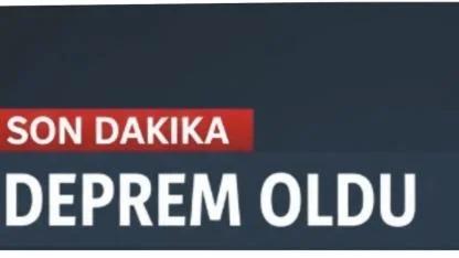 Deprem Kısa Süreli Paniğe Neden Oldu