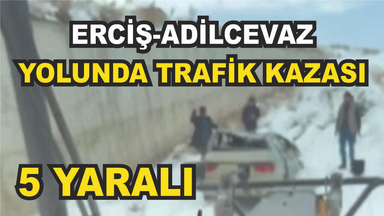 Erciş-Adilcevaz Karayolunda Trafik Kazası; 5 Yaralı