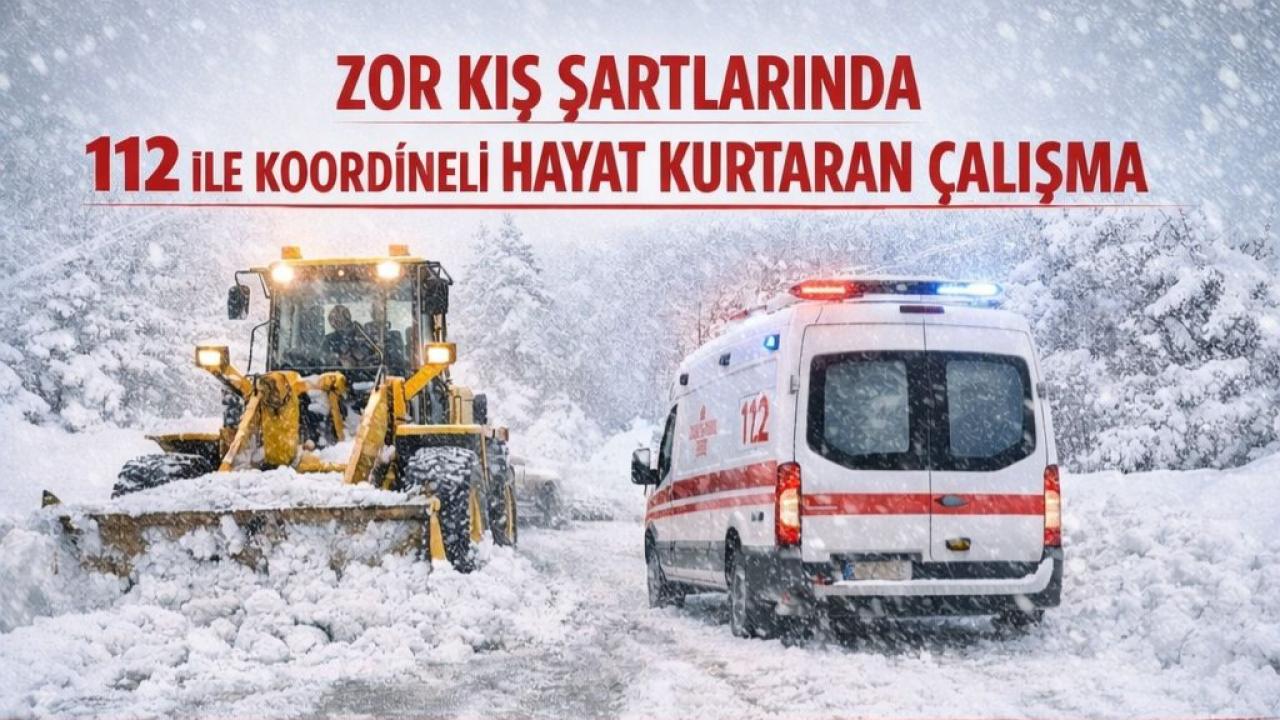 Erciş Belediyesinden Zor Kış Şartlarında 112 ile Koordineli Hayat Kurtaran Çalışma
