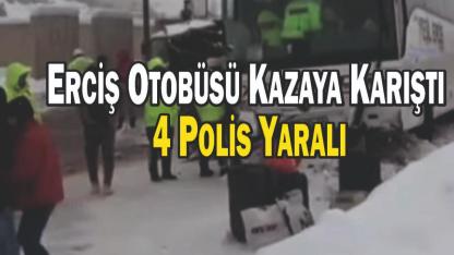Erciş Firmasının Otobüsü Kaza Yaptı, Yaralılar Var!