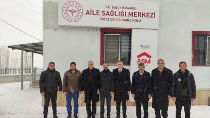 Erciş İlçe Başkanı Abidin Çalışkan’dan Aile Sağlığı Merkezi’ne Ziyaret
