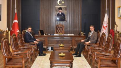 Erciş Kaymakamı Karaloğlu’ndan İpekyolu Kaymakamlığına Hayırlı Olsun Ziyareti