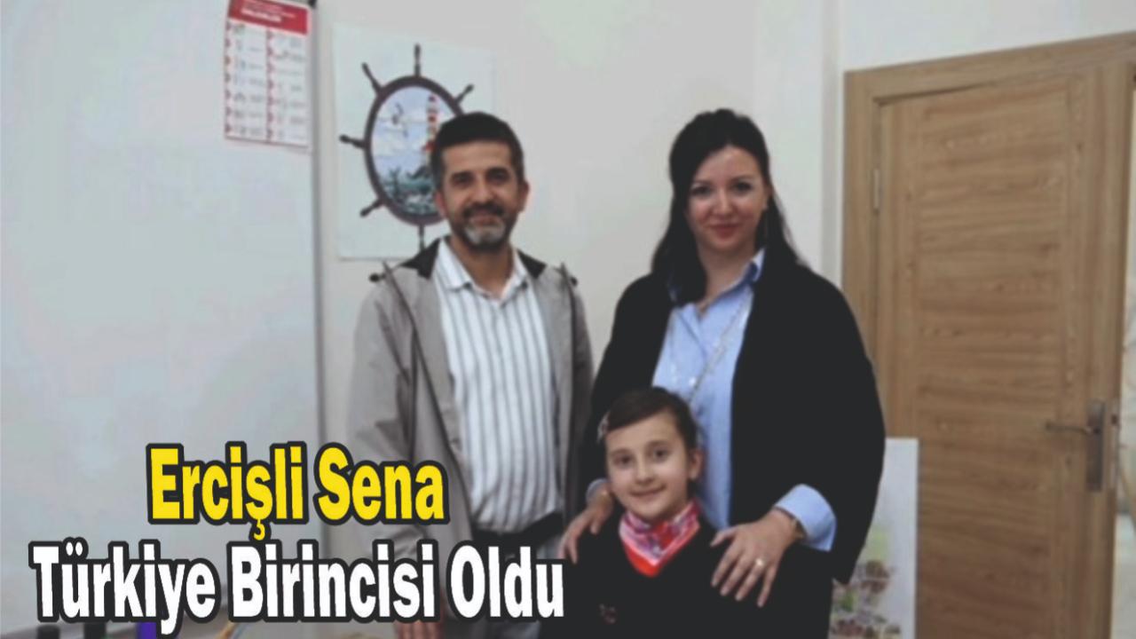 Ercişli Sena Türkiye Birincisi Oldu