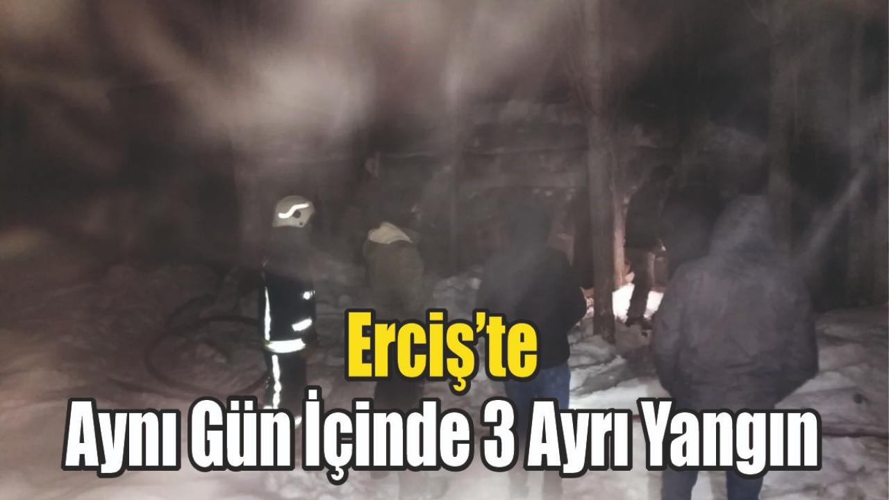 Erciş’te Aynı Gün 3 Yangın Paniği: Mahallelerde Büyük Maddi Zarar