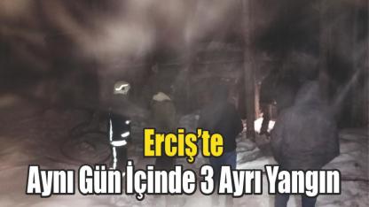 Erciş’te Aynı Gün 3 Yangın Paniği: Mahallelerde Büyük Maddi Zarar