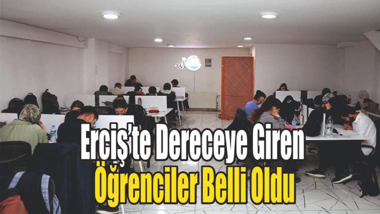 Erciş'te Etüt Van Projesi İl Düzeyi Deneme Sınavı Dereceleri Belli Oldu