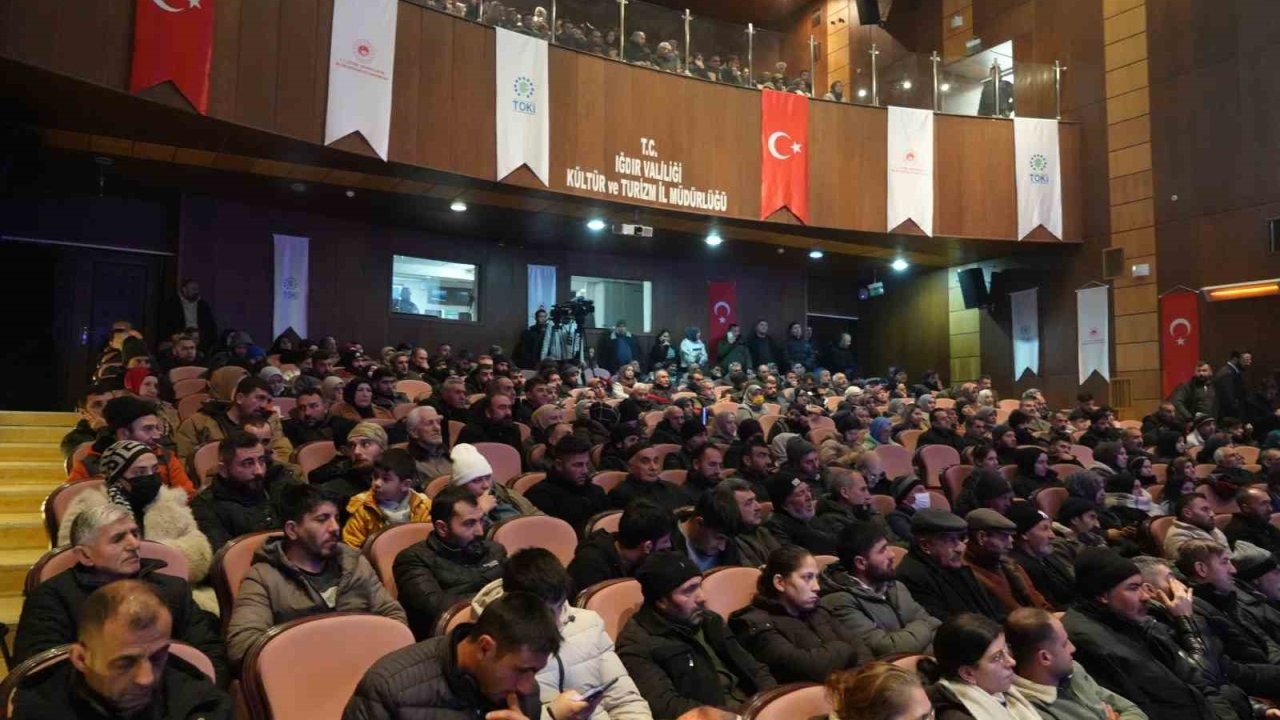 Iğdır’da Yüzyılın Konut Projesi Kapsamında bin 200 konutun hak sahipleri belirlendi