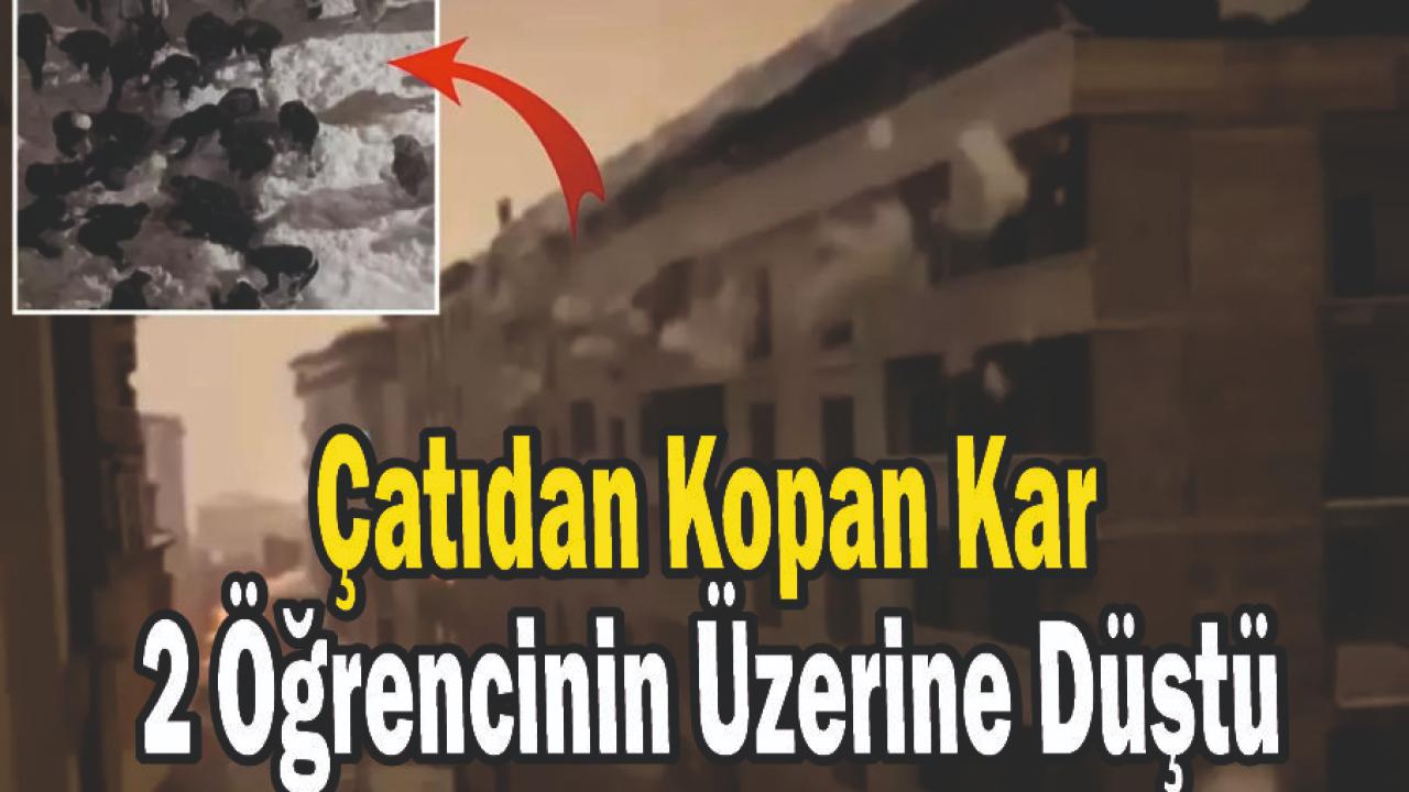 Kar Kütlesi Genç Kızların Üzerine Düştü