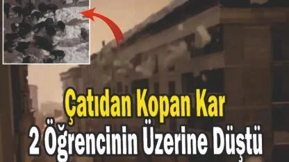 Kar Kütlesi Genç Kızların Üzerine Düştü