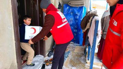 Kızılay’dan Diyadin’de kış dayanışması