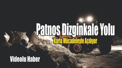 Patnos Dizginkale Köy Yolu, Karla Mücadele ile Açılıyor