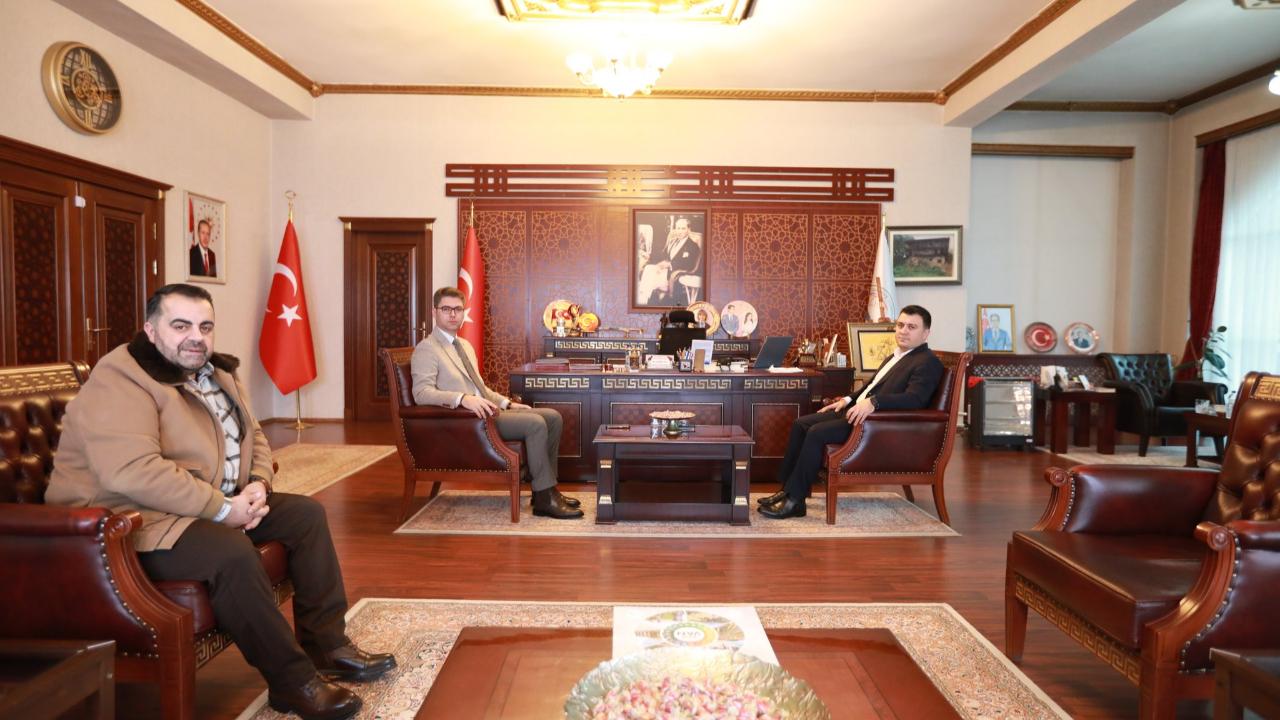 Patnos Kaymakamı Dertlioğlu’ndan Kaymakam Karaloğlu’na Ziyaret