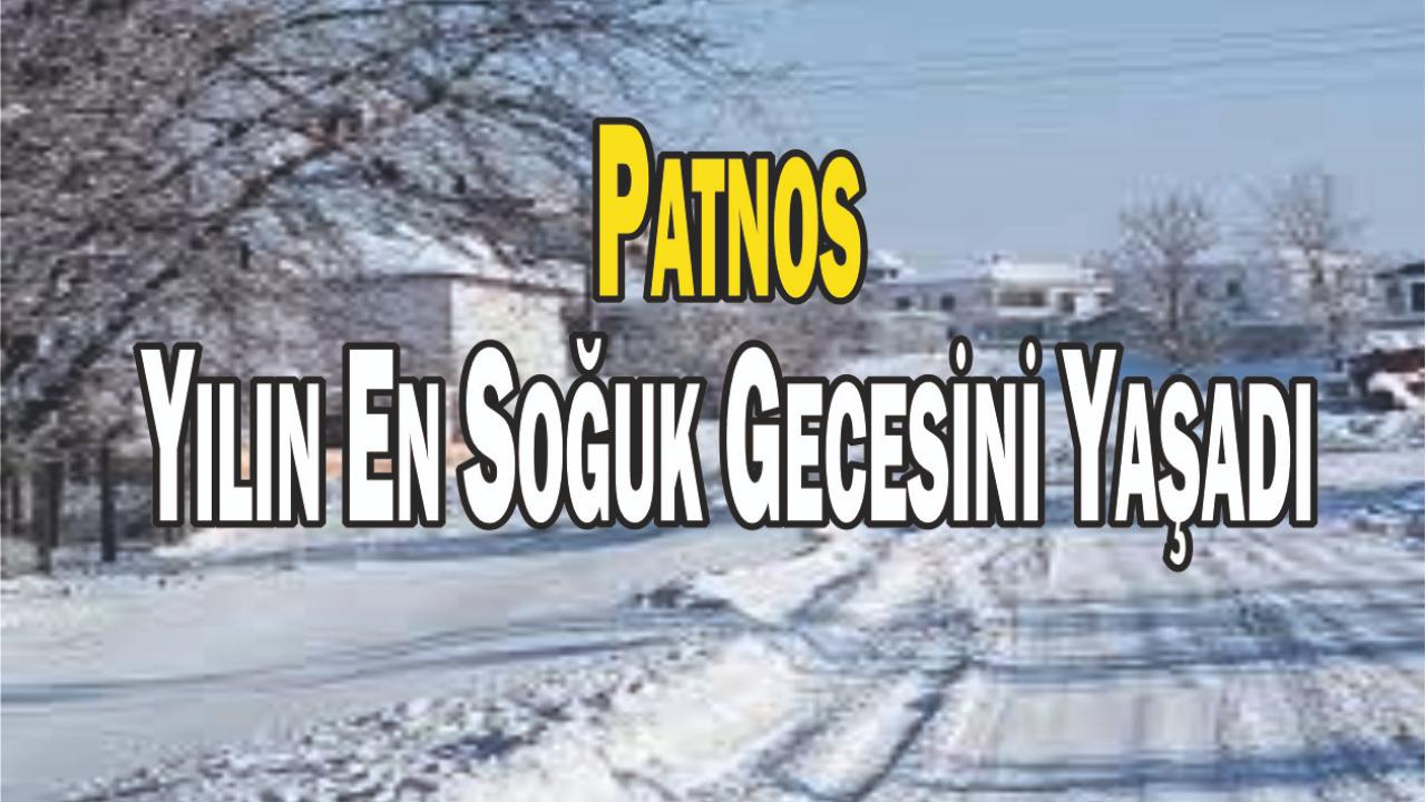 Patnos Yılın En Soğuk Gecesini Yaşadı