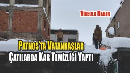 Patnos’ta Kar Yağışına Kısa Ara