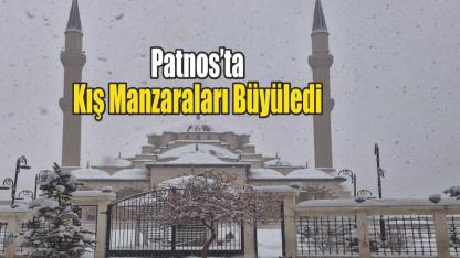 Patnos’ta Kış Manzaraları Büyüledi