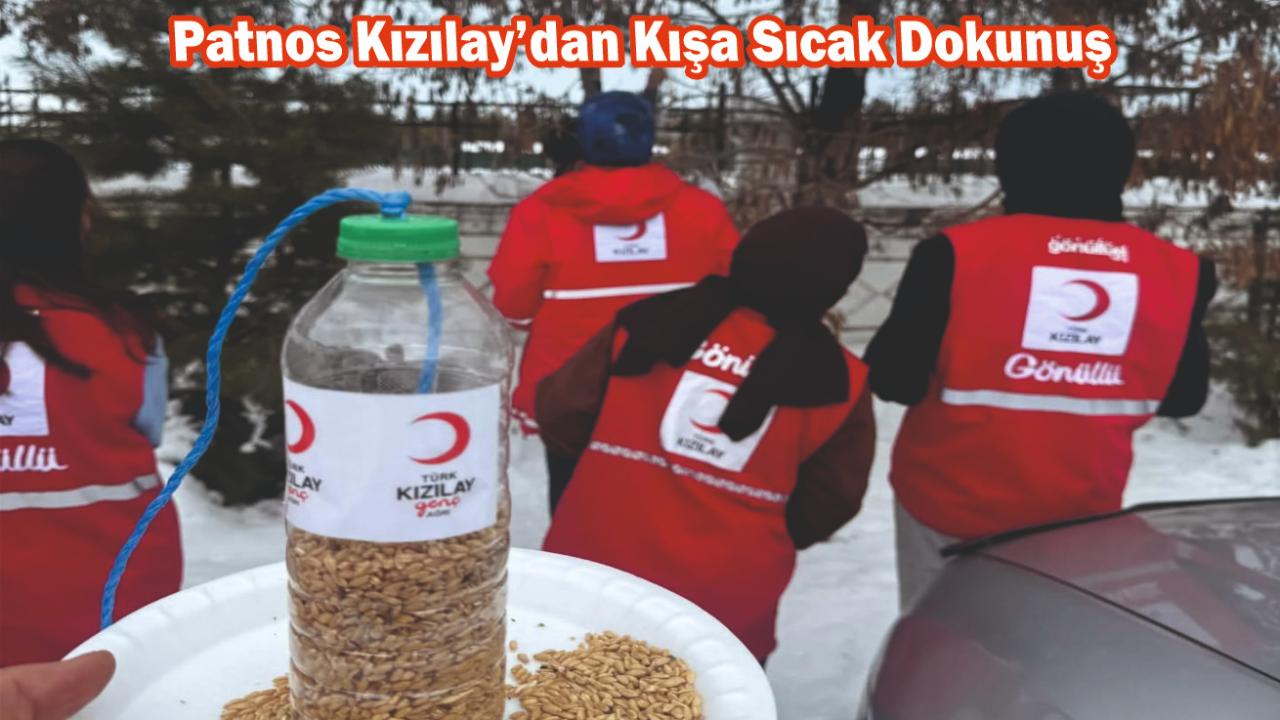 Patnos’ta Kışın Sert Koşullarında Yaban Hayvanları Unutulmadı