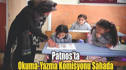 Patnos’ta Okuma-Yazma Komisyonu Sahada