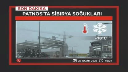 Patnos’ta Sibirya Soğukları: Sis ve Dondurucu Hava Etkisini Sürdürüyor