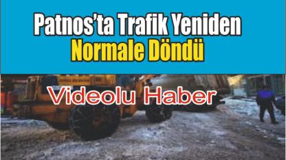 Patnos’ta Trafik Yeniden Normale Döndü