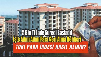 TOKİ Kurasında İsmi Çıkmayanlara: 5 Bin TL İade Süreci Başladı! İşte Adım Adım Para Geri Alma Rehberi