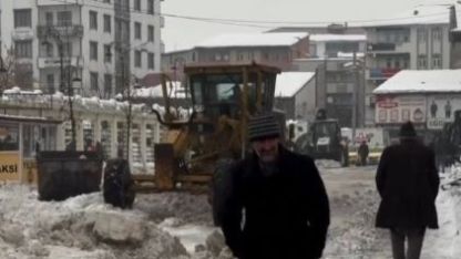 Patnos’ta kar temizleme çalışmaları