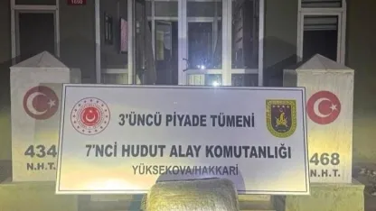 Güvenlik güçleri hudutta 5 kilo 842 gram uyuşturucu ele geçirdi