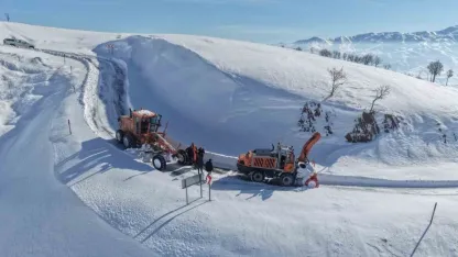 Muş-Kulp karayolu yeniden ulaşıma açıldı