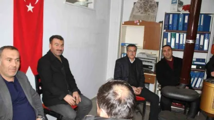 Malazgirt Kaymakamı Bayram’dan muhtarlara ziyaret