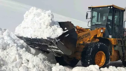Van’da kar nedeniyle kapanan 67 yerleşim yerinin yolu açılıyor