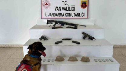 Van’da uyuşturucu ve silah ele geçirildi