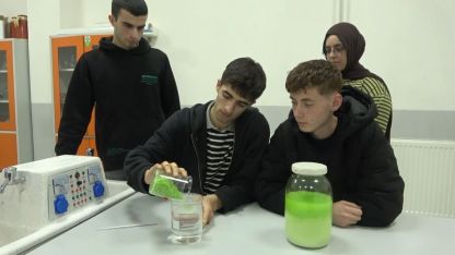 Öğrencilerden örnek proje: Atık yağlar sıvı sabuna dönüşüyor