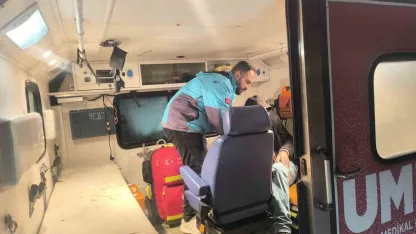 Bingöl’de UMKE’nin kar ve tipide zamanla yarışı