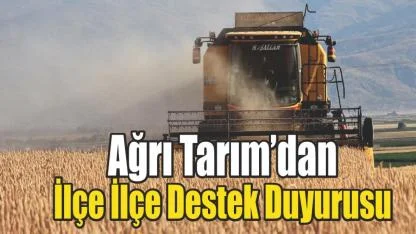 Ağrı’da 2025 Tarımsal Destek Askı İcmalleri Yayımlandı