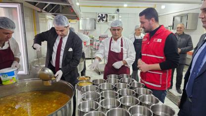 Ağrı’da 3 Bin Kişilik “Gönül Sofrası” İhtiyaç Sahiplerine Ulaşacak