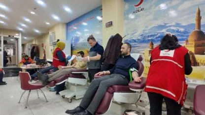 Ağrı’da Kan Bağışına Destek