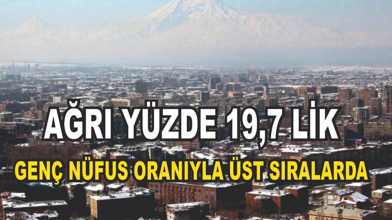 Ağrı'nın Türkiye’nin en genç nüfus oranı ıralaması belli oldu
