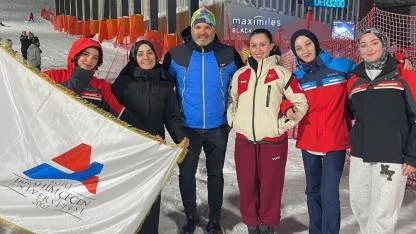AİÇÜ Kadın Kayak Takımı Türkiye üçüncüsü oldu