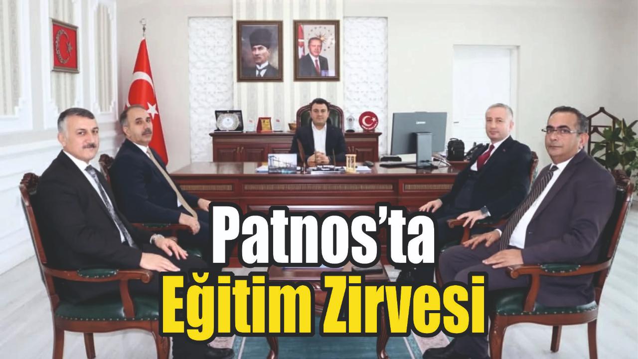 Eğitim Protokolünden Patnos Kaymakamı’na Ziyaret