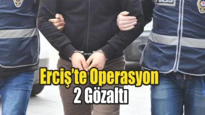 Erciş’te Silah Operasyonu 2 Gözaltı