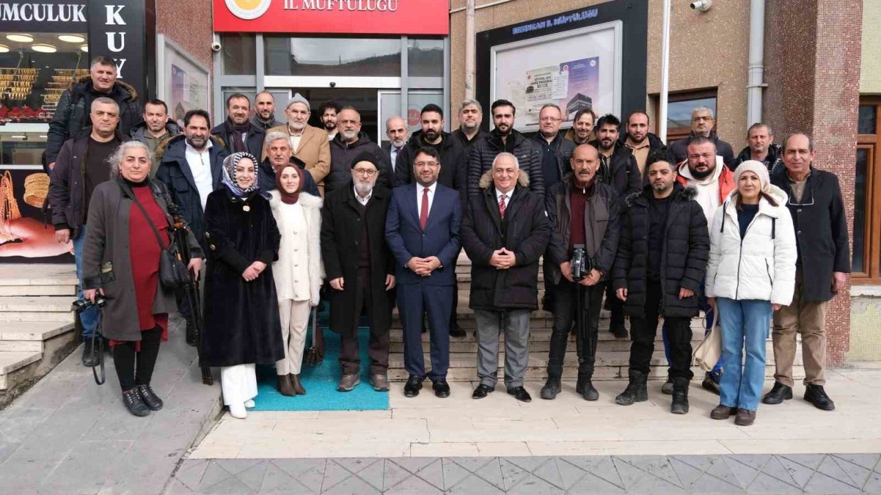 Erzincan İl Müftülüğü çalışmalarını basın mensuplarına anlattı