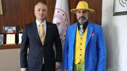 Kentin tanınan ismi Murat Kalender, Kökrek tarafından ağırlandı