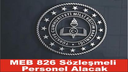 Meb 826 Sözleşmeli Personel Alacak