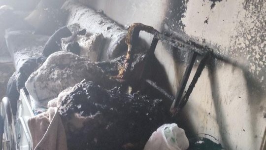 Muş Hasköy’de ev yangını