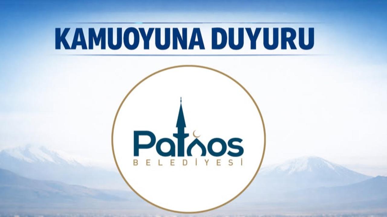Patnos Belediyesi’nden Esnaf Odası’na Çağrı