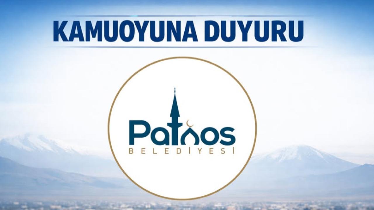 Patnos Belediyesi’nden Esnaf Odası’na Çağrı
