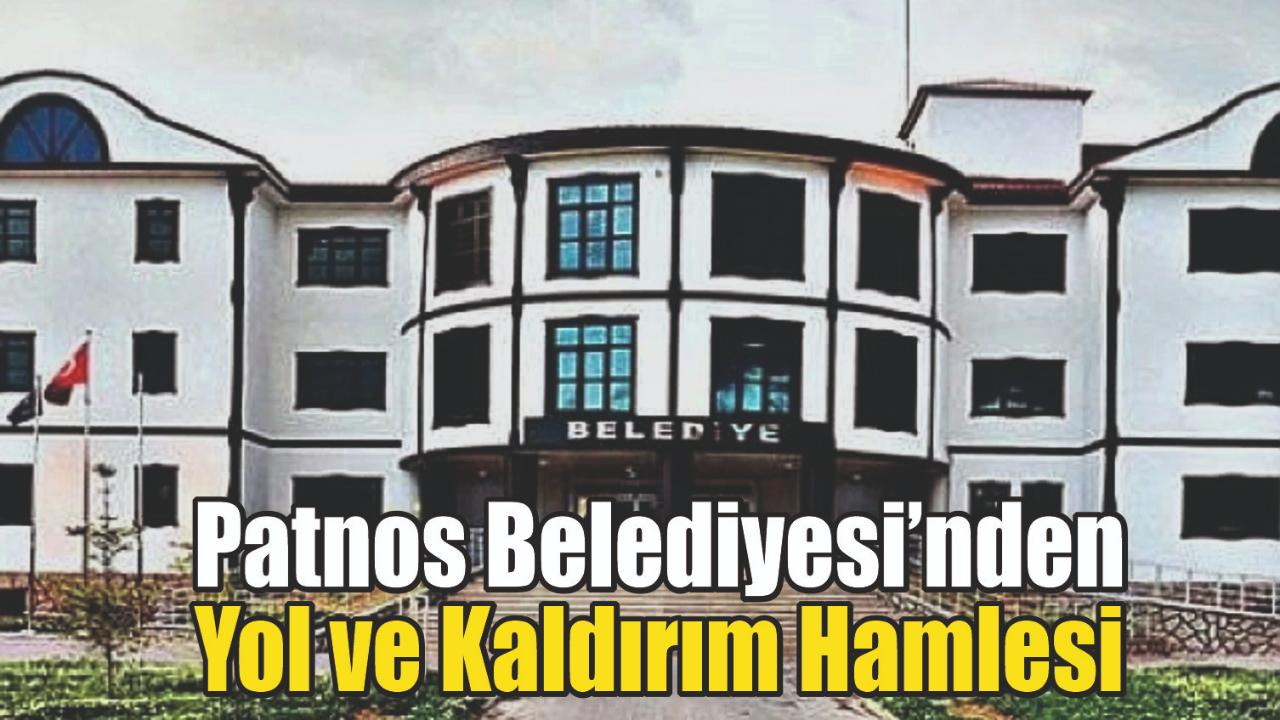 Patnos Belediyesi’nden Yol ve Kaldırım Hamlesi