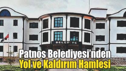 Patnos Belediyesi’nden Yol ve Kaldırım Hamlesi